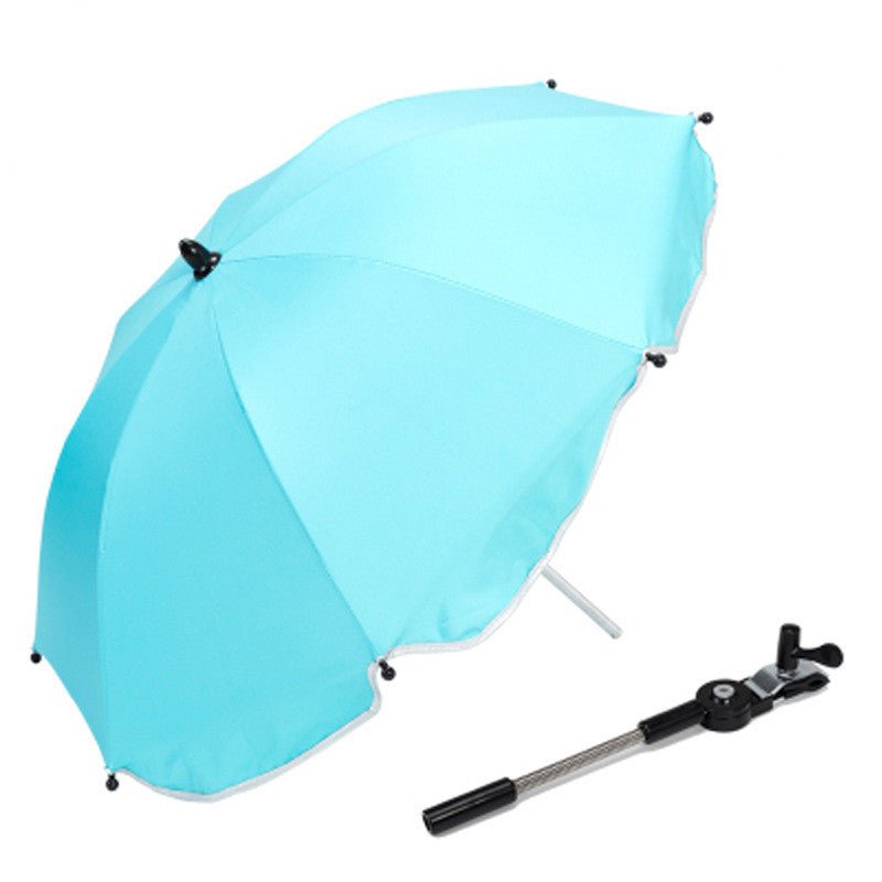 360 Degrees Pram Umbrellas Cart Accessories Adjustable Stroller Umbrella - EasyCartHub