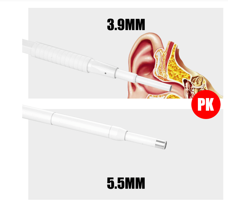 3.9mm 3 in 1 visual earspoon endoscope camera Ear cleaner - EasyCartHub