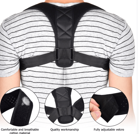 Adjustable Posture Corrector Back Support Strap Brace Shoulder Spine Support Lumbar Posture Orthopedic Belt - EasyCartHub