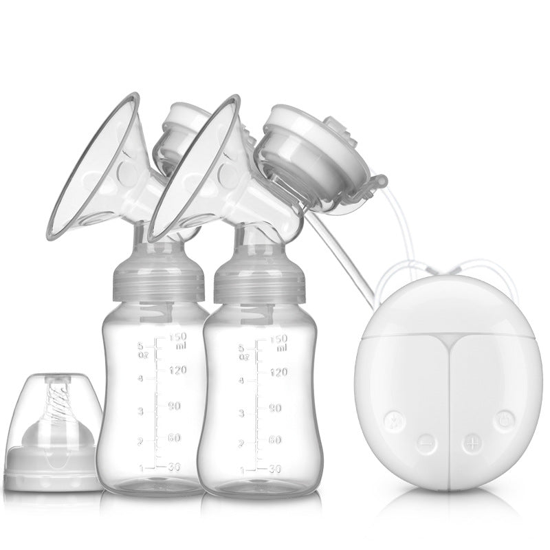 Purple Berry Rabbit Bilateral Electric Breast Pump Silent Milking Automatic Milking Machine Mother And Baby Products Manufacturer FDA CE